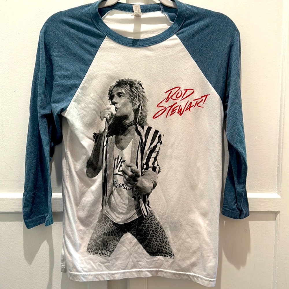 ROD STEWART TOURING baseball tee